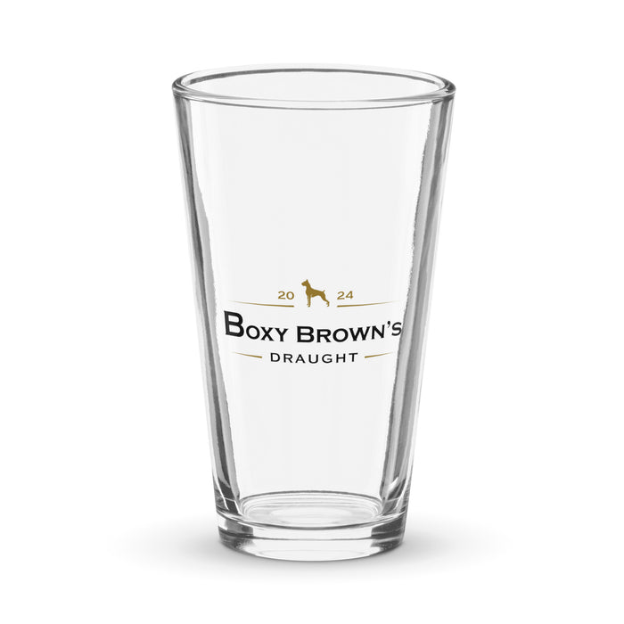 Boxer Draught Pint Glass