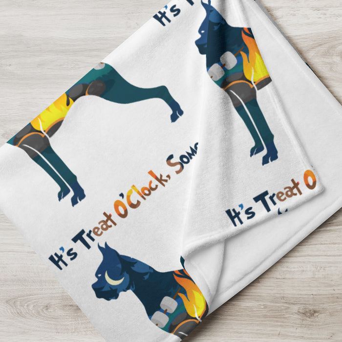 Treat O'Clock Throw Blanket