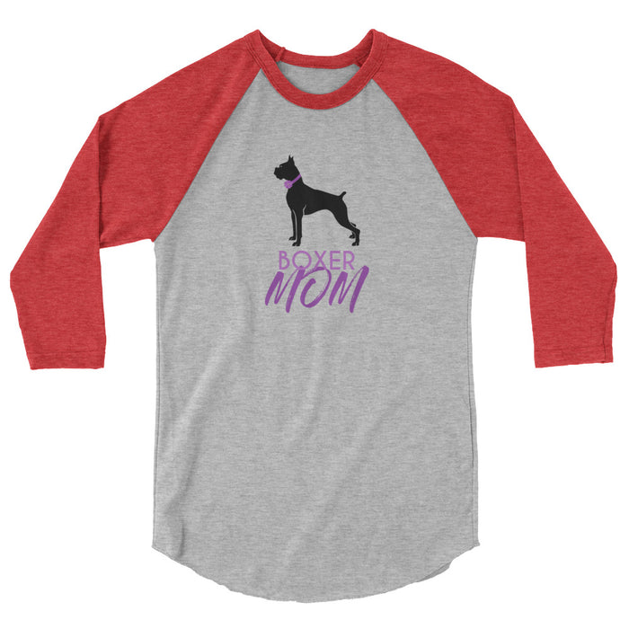 Boxer Mom, 3/4 Sleeve Shirt
