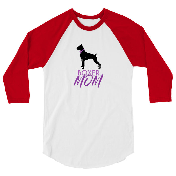 Boxer Mom, 3/4 Sleeve Shirt