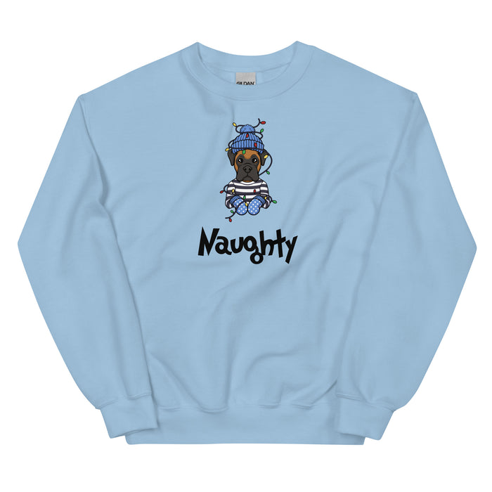 "Naughty Boxer" Holiday Sweatshirt