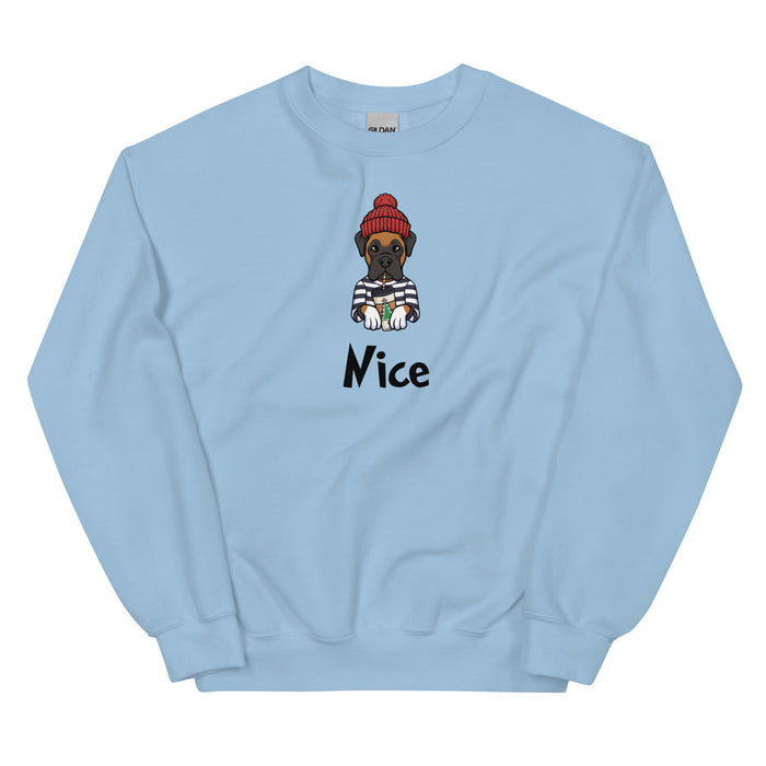 "Nice Boxer" Holiday Sweatshirt