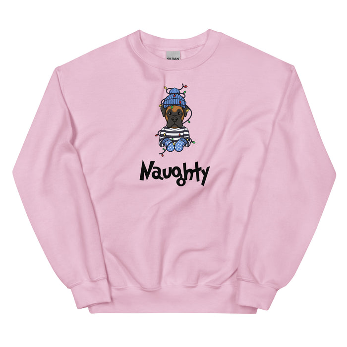 "Naughty Boxer" Holiday Sweatshirt