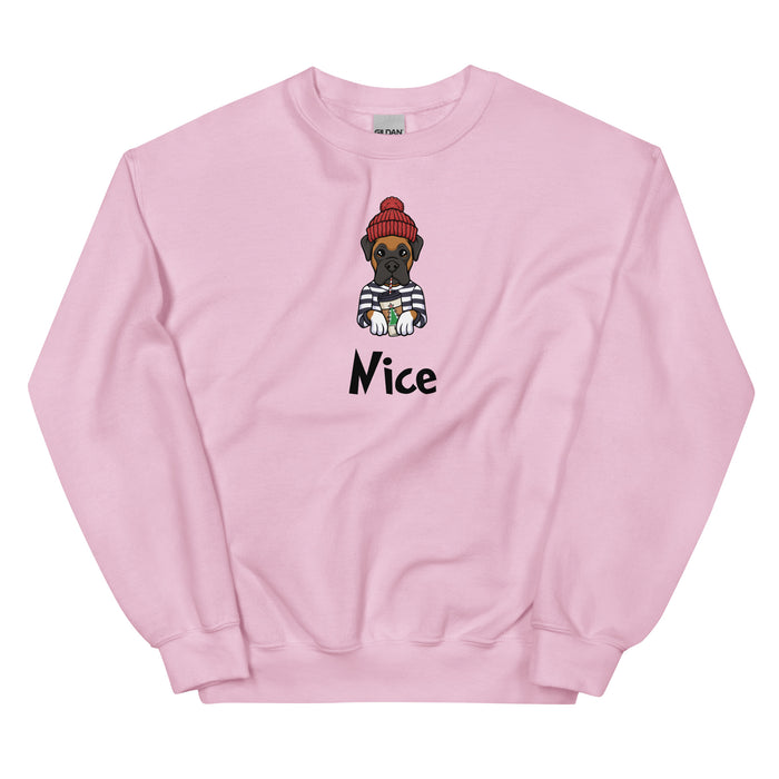 "Nice Boxer" Holiday Sweatshirt