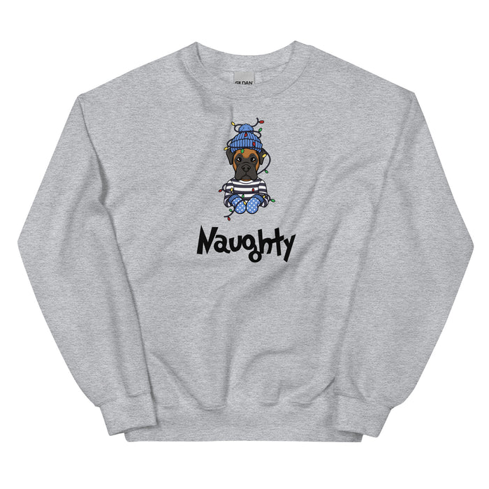 "Naughty Boxer" Holiday Sweatshirt