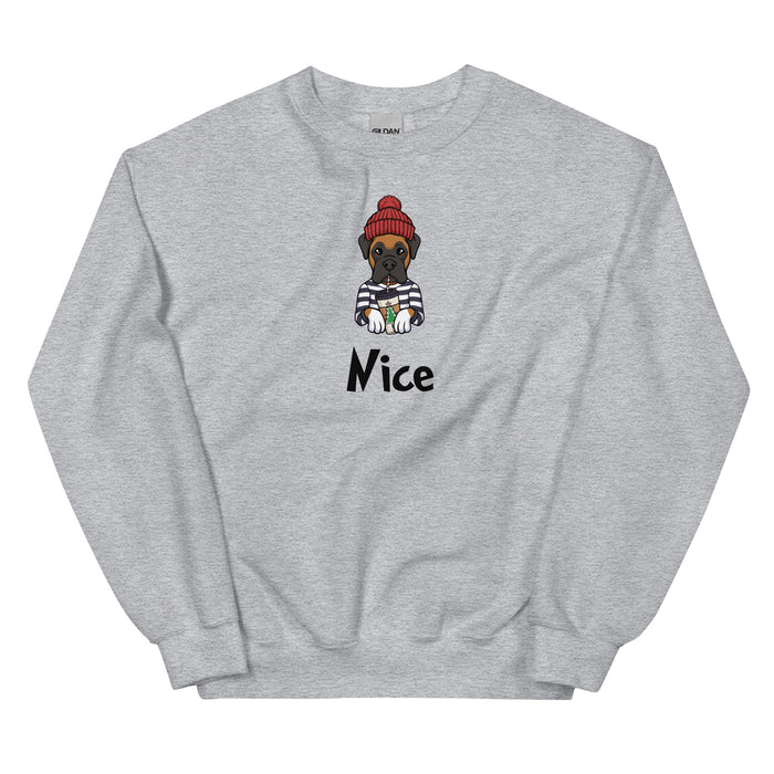 "Nice Boxer" Holiday Sweatshirt