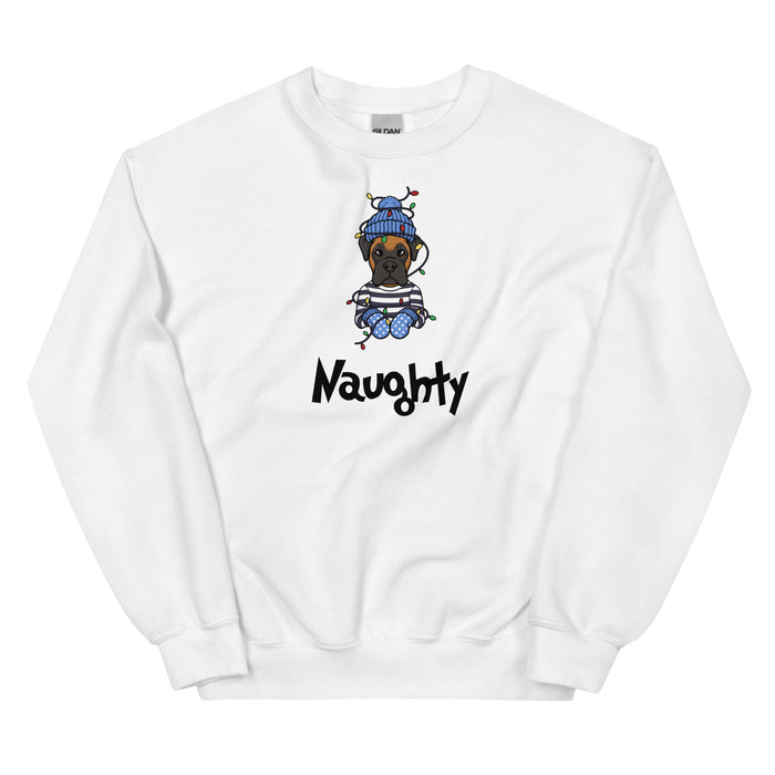 "Naughty Boxer" Holiday Sweatshirt