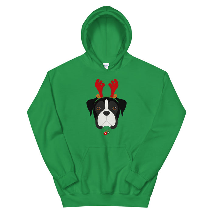 "Black Boxer" Holiday Hoodie