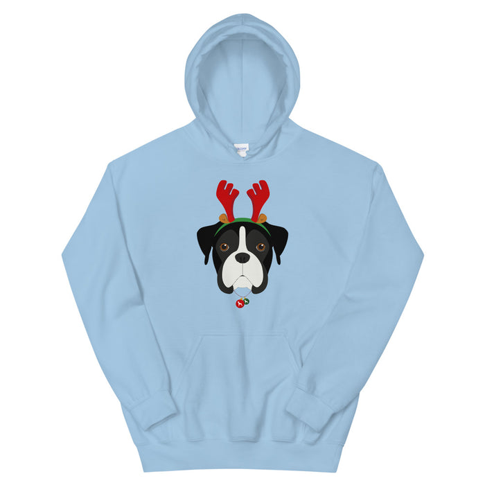 "Black Boxer" Holiday Hoodie