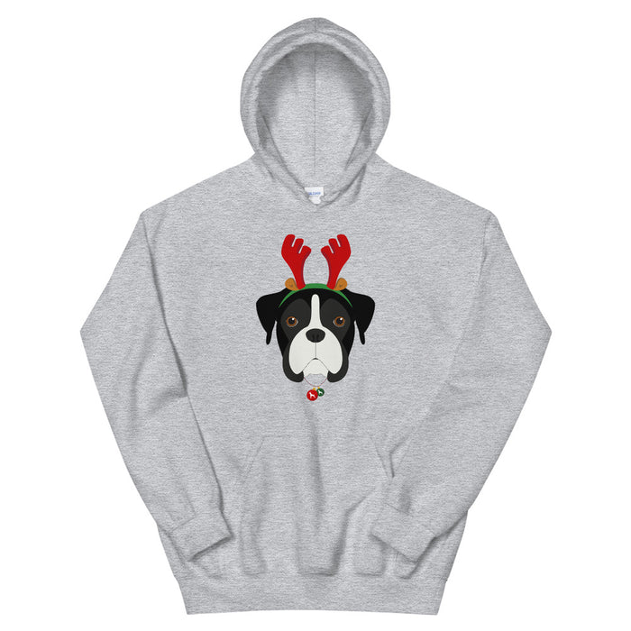 "Black Boxer" Holiday Hoodie