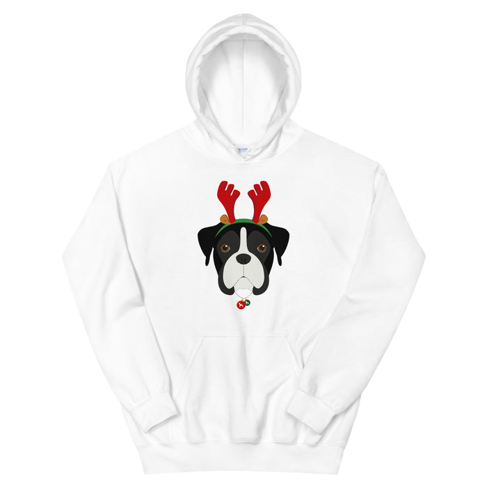 "Black Boxer" Holiday Hoodie