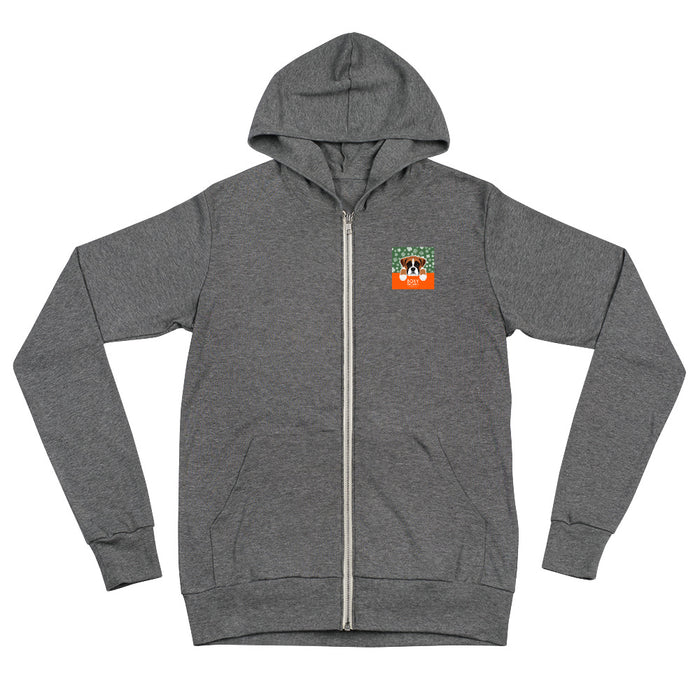 "Boxer Luck" Zip Hoodie