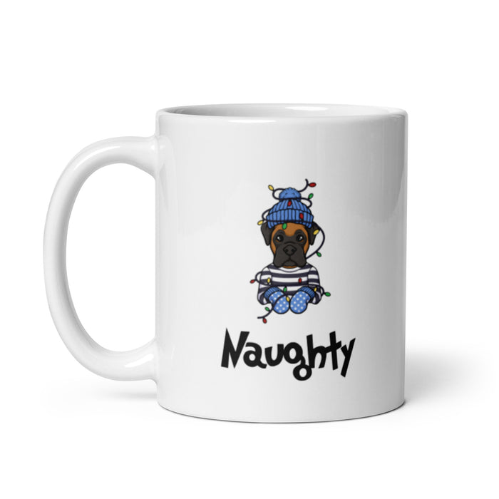 "Naughty Boxer" Holiday Mug