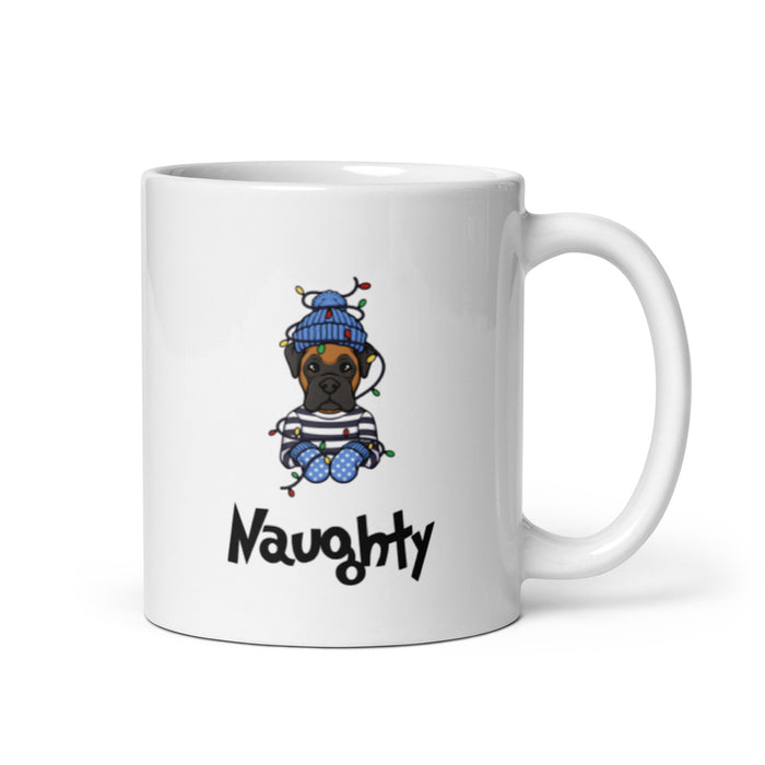 "Naughty Boxer" Holiday Mug