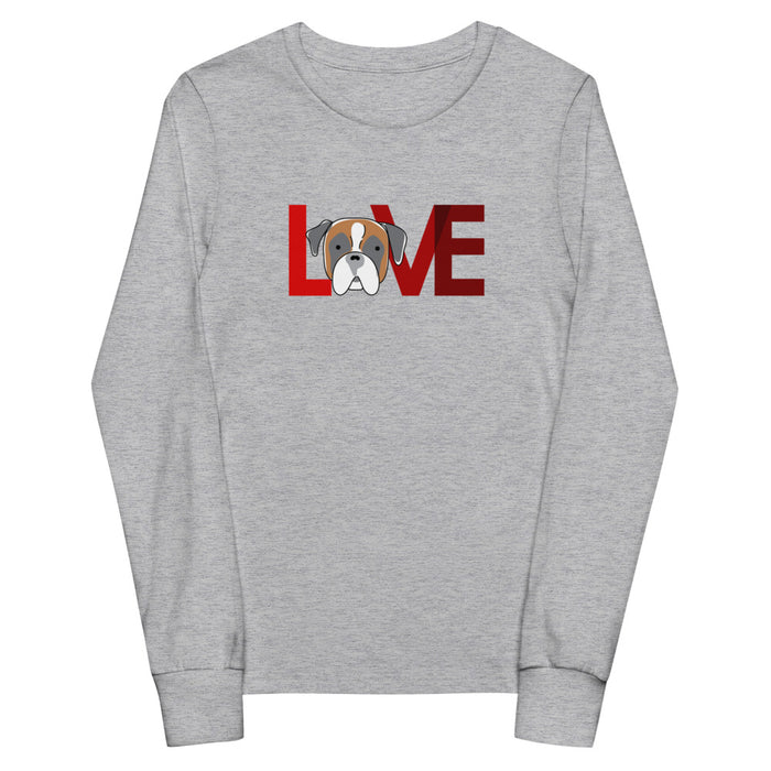 Kids "Boxer Love" Long Sleeve Shirt