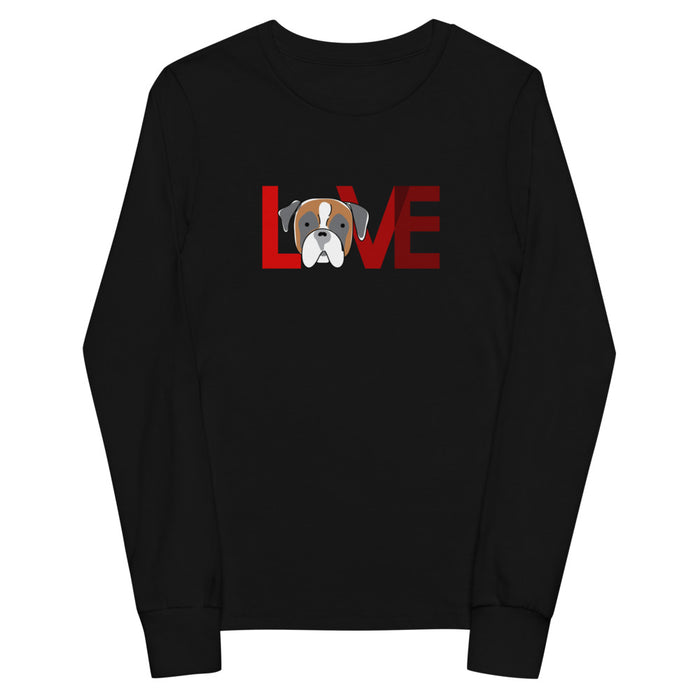 Kids "Boxer Love" Long Sleeve Shirt