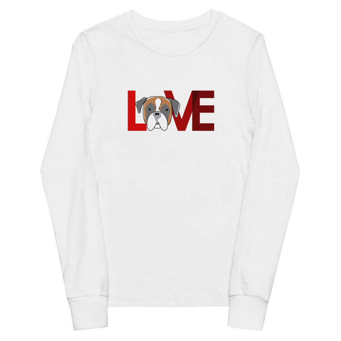 Kids "Boxer Love" Long Sleeve Shirt